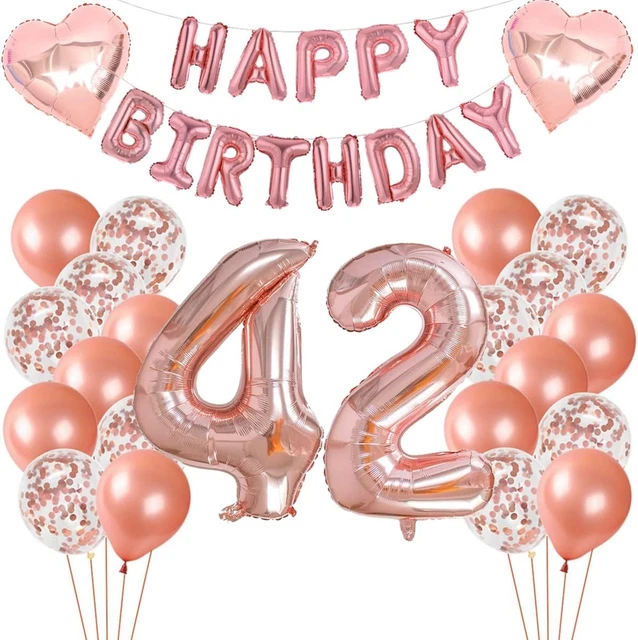 24. Geburtstag Deko Set Schwarz-Weiß - Komplettset Mit Folienballons & Tortendeko Für Die Perfekte Party