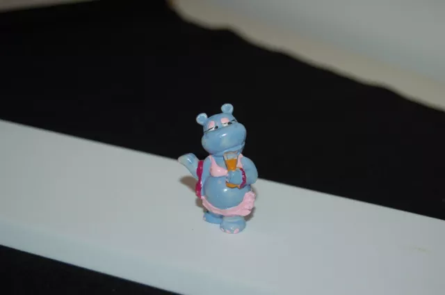 ### Ü-Ei - Figur Happy Hippo im Bikini mit Glas 1992 - selten ###