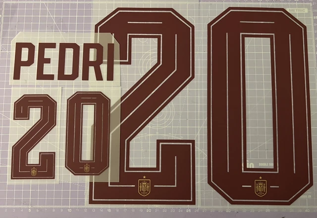 Flocage third FC Barcelone Liga PEDRI #8 2023/24