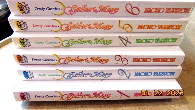 Sailor Moon Vol 1-6  Pretty guardian Kodansha Comics 2011 -2012  Naoko Takeuchi