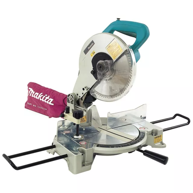 MAKITA Pro 255mm (10") 1650W Compound Mitre Saw Dust Extract Electric Brake