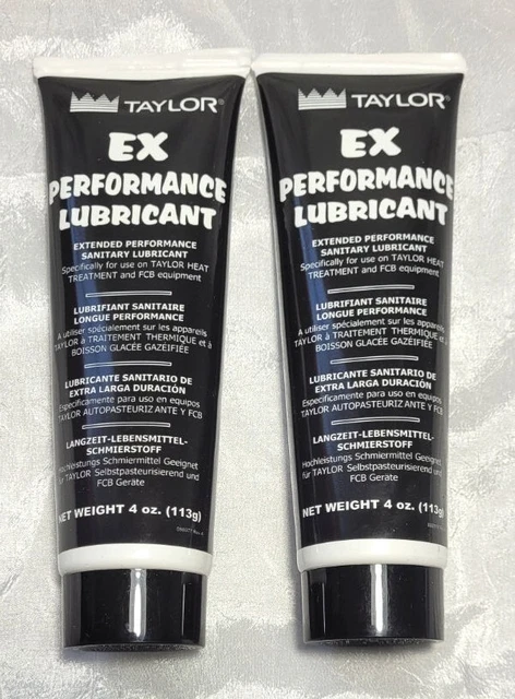 2 Tubes of 4oz Taylor EX Extended Performance Sanitary Lubricant