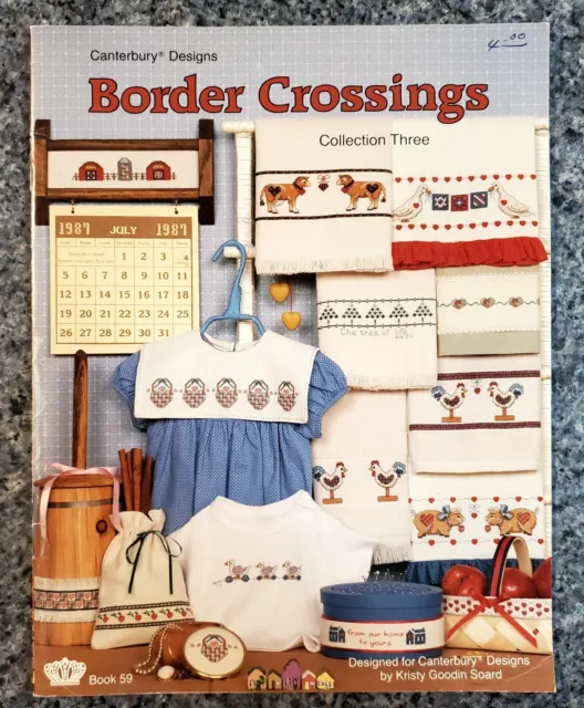 Cross Stitch Border Patterns Book