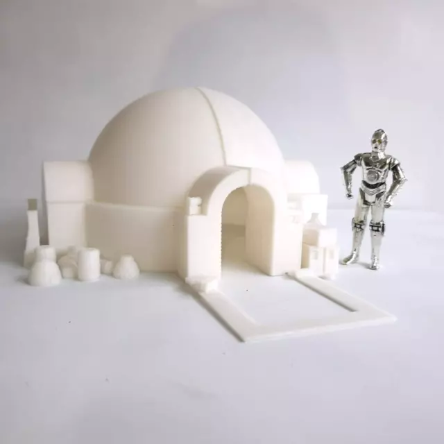 CUSTOM Lars Homestead Entry Dome FOR 3.75 (1:18) FIGURE DIORAMA (Un-painted)