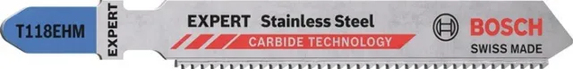 Stichsägeblatt Stainless Steel T 118 EHM Gesamtlänge 83 mm Zahnteilung 1,4 mm