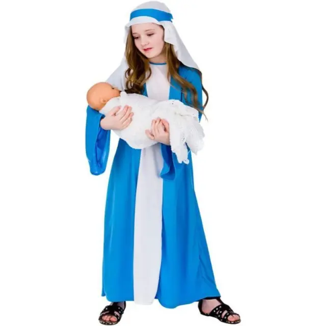 Wicked Costumes Mary Christmas Nativity Girl's Fancy Dress Costume