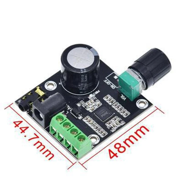 Carte Ampli Stéréo Numérique 5V 20W 2.1 Double Canal - Ampli Classe D Pour Enceintes