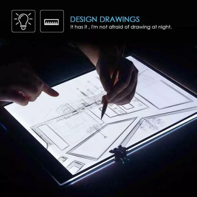 A5 LED Tracing Light Box Board Art Tattoo Drawing Copy Pad Table Stencil Display