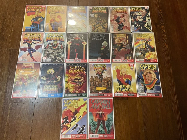 Captain Marvel Comics Lot 20 Marvel Comics Several Key Issues 2nd App Kamala