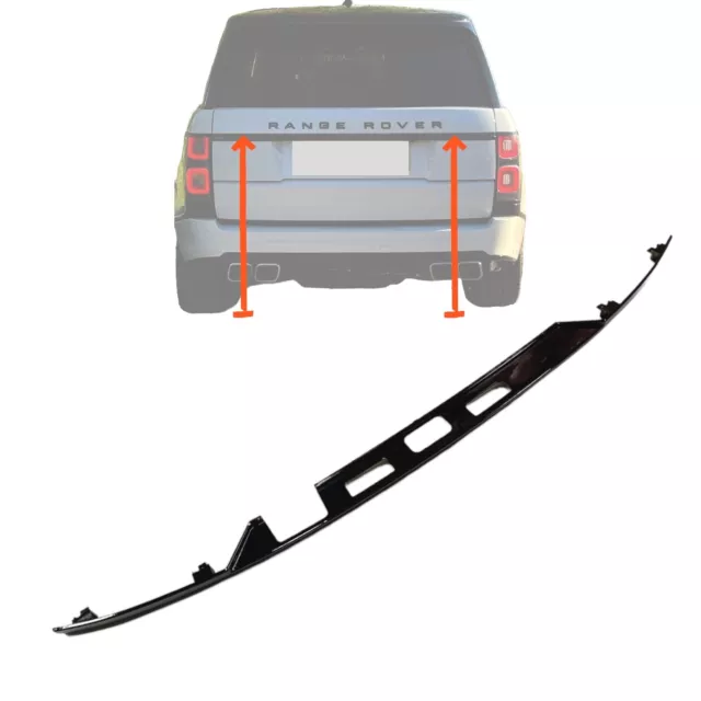 For Range Rover Autobiography Black Gloss Tailgate Rear Moulding Trim L405