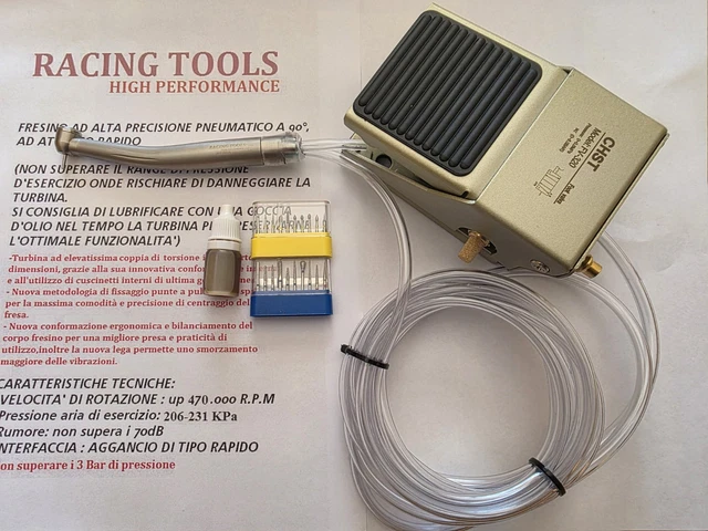 Fresino Angolare 90 Gradi Per Travasi Cilindri 2T – Racing Tools Con Pressostato - Foto 3
