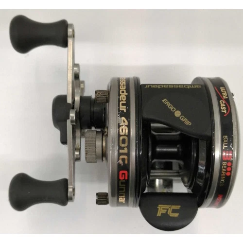 リール M7259 Abu Garcia UC4601C Dual2 Deal2 Abu Garcia Ambassadeur UC 4601C Dual2 Deal 2 Black Left
