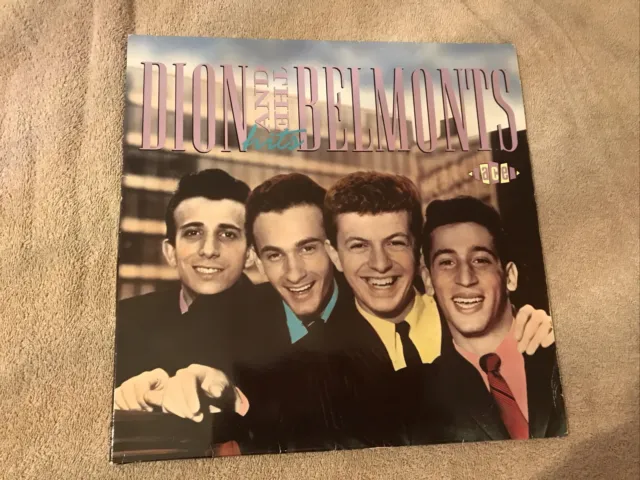 Dion and the Belmonts Hits vinyl album from 1986 in good condition