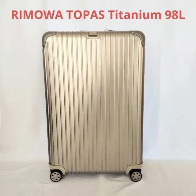 RIMOWA TOPAZ TOPAS 98L Titanium Gold 4-wheels Suitcase 924.77.03.5