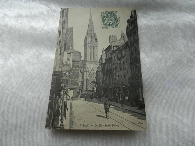 Carte Postale Ancienne Caen Le Grand Cours - Dos Non Divisé - Années 1900