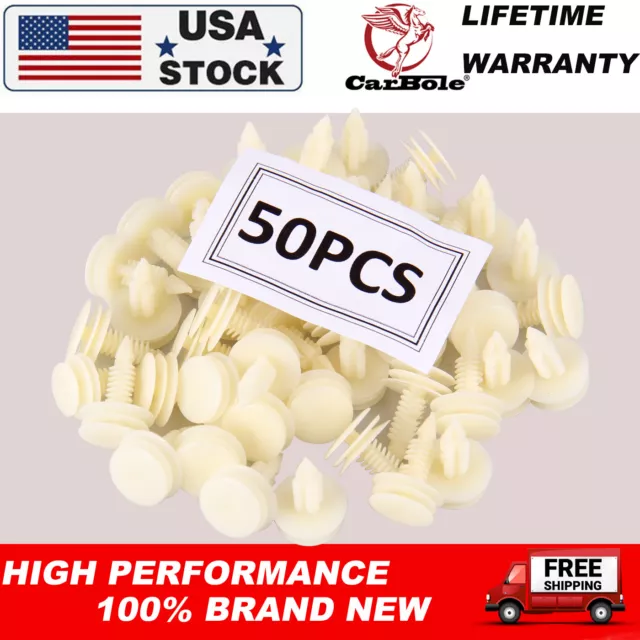 Car Door Panel Retainer Clips Rivet 50Pcs for GM 15960325 GMC Chevrolet Chevy US