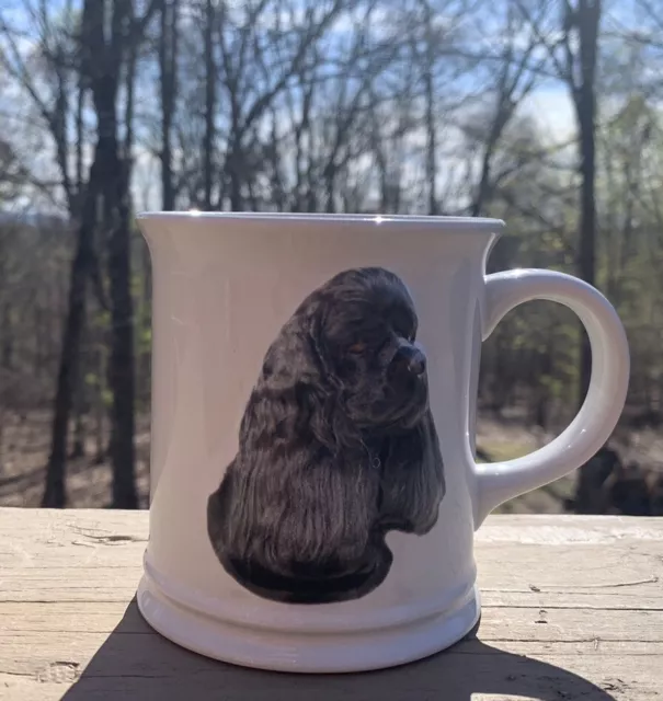 Vintage Cocker Spaniel Black XPRES Best Friend Originals Coffee Mug 1999 3D Dog