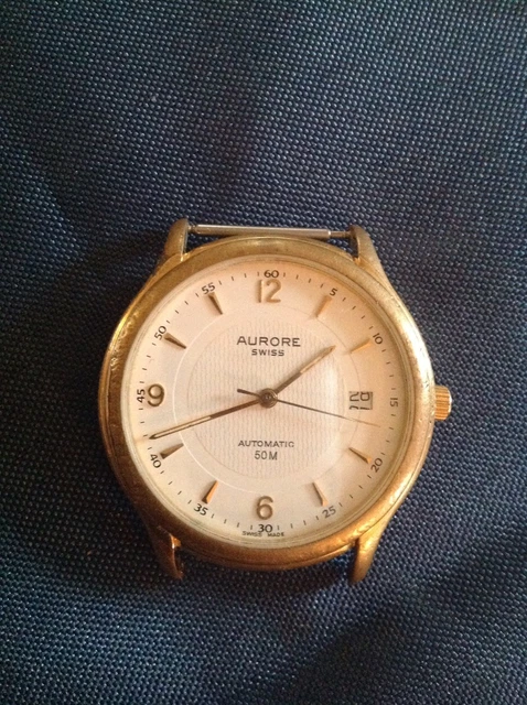 Montre Vintage Aurore Automatic - Swiss Made - Fabrication Suisse - Montre Rétro Occasion