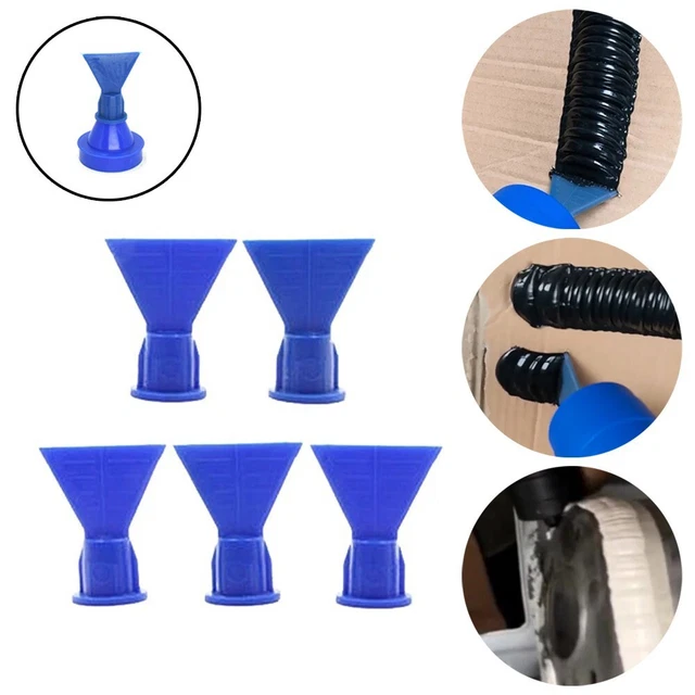 Pezzo di ricambio ugello piatto per 5 pezzi set accessori con guarnizioni cono in silicone