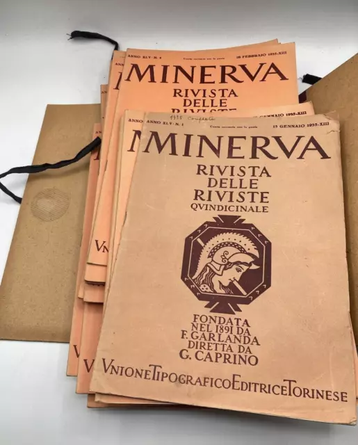 MINERVA Rivista delle riviste annata 1935 Razza