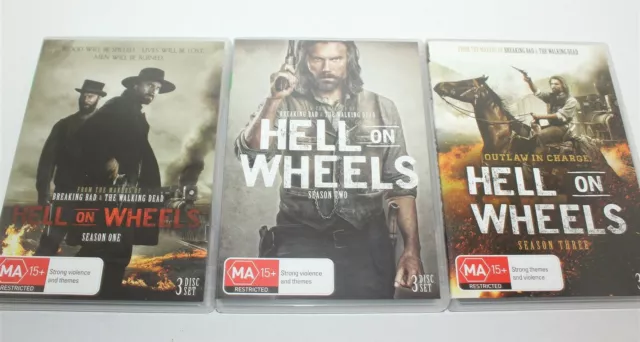 Hell On Wheels DVD Season 1, 2 & 3