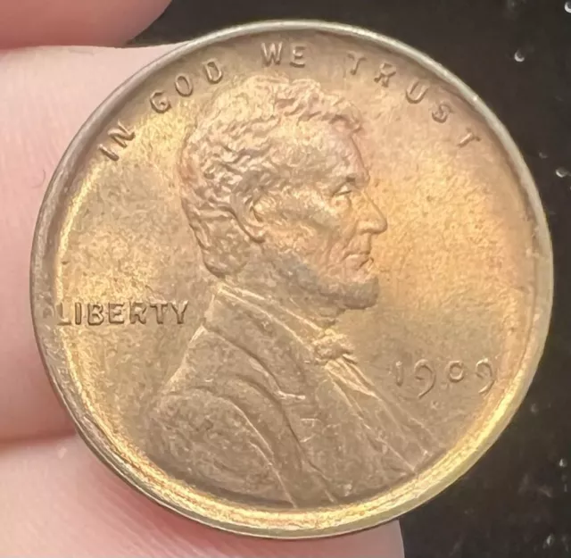 1909 VDB Gem Bu Wheat Cent First Year Coin LC324