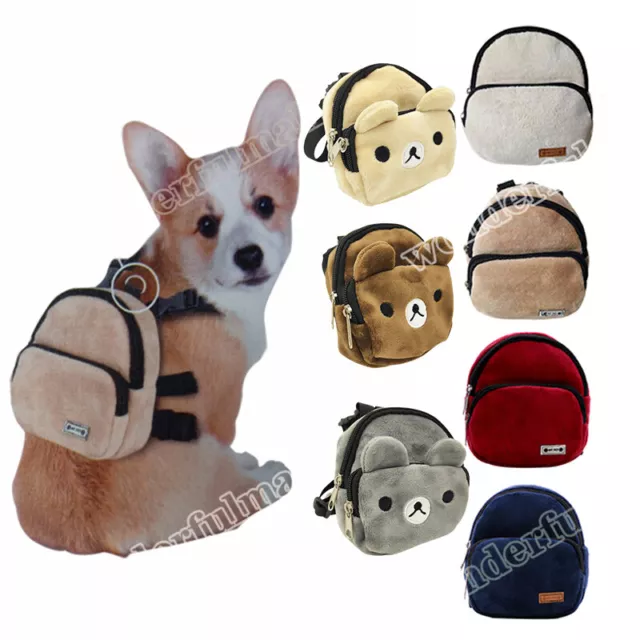 Cute Durable Bag Pet Carrier School Backpack Self Puppy Dog Cat Walking Travel