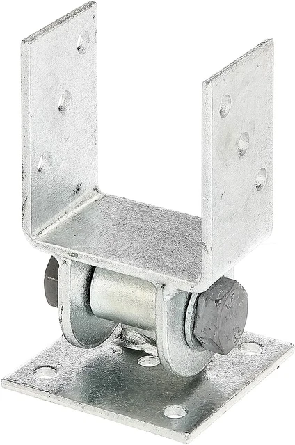 Staffa A U Tonda Per Fissaggio Palo Pali Tondi Travi Legno Diametro Trave 100 Mm 520sp 85889877 - Foto 5