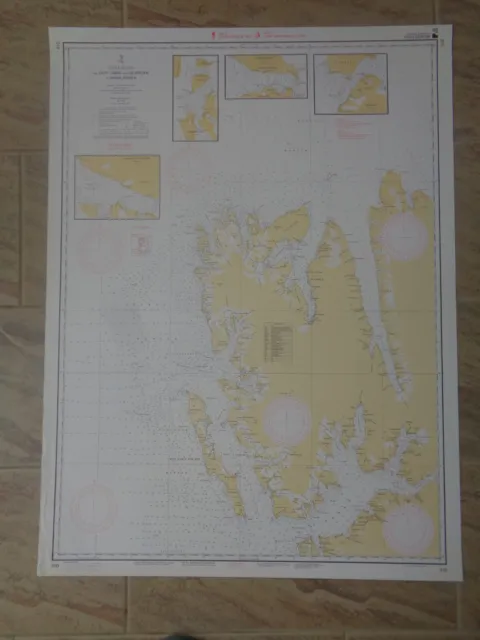 Card Marine/Svalbard - Fra Kapp Linnaeus Med Isfjorden Til Sorgfjorden