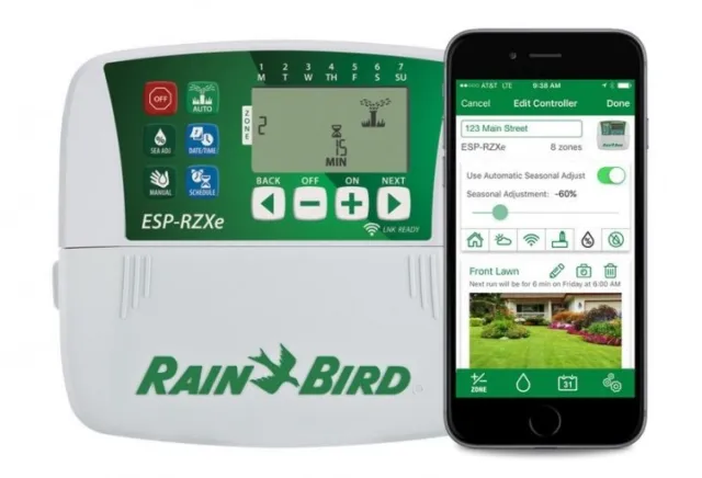 Programmatore irrigazione Rain Bird RZXe 4/6/8 zone con predisposizione WiFi 2
