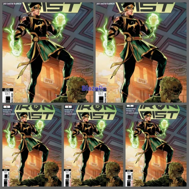 Iron Fist #1 2nd Print Variant Bundle Options Yg 2022 Marvel Comics NM