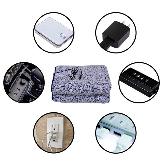 Heated Pad Mat Timer Control Protection Electric Blanket Adjustable Temperature