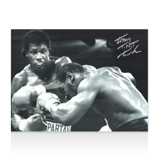 Tony Tucker Signed Photo - vs Mike Tyson Autograph