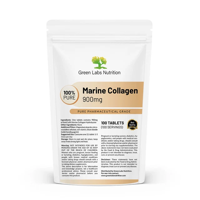 Complément Collagène Hydrolysé De Poisson Naticol 4000 - 100 Comprimés 900 Mg