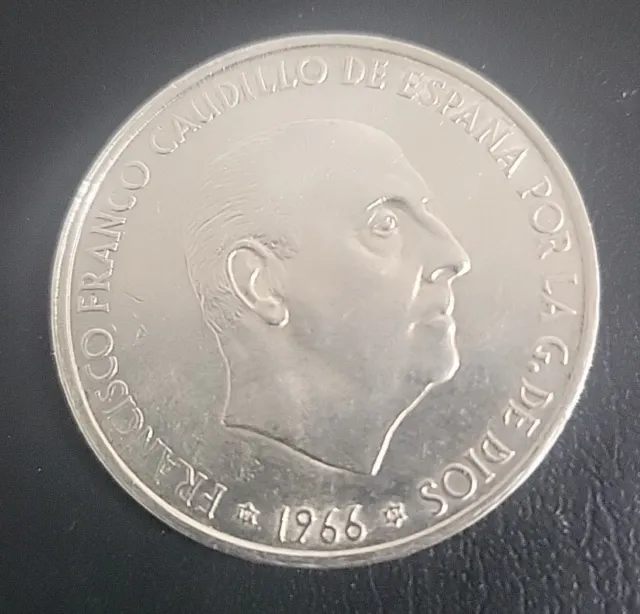 España - Moneda 100 Ptas Plata 1966 ☆67 Franco - Todas Las ☆ Visibles (2) - Leer