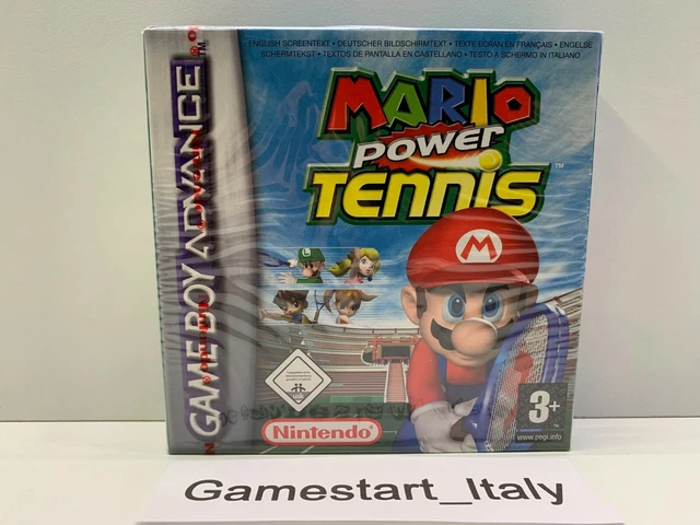 Mario Power Tennis - Nintendo Gba - New Factory Sealed Pal Vga Wata Ukg Ready