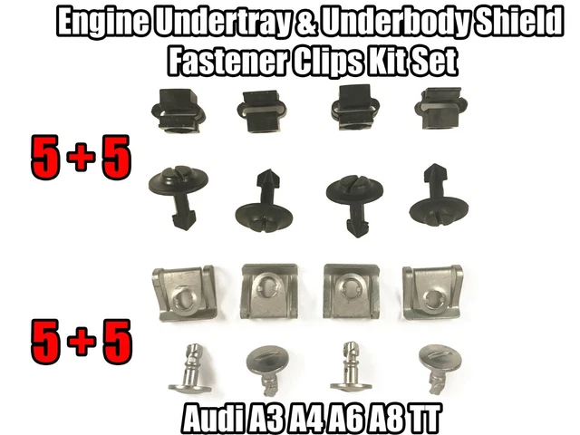 Unterfahrschutz Für Audi Einbausatz Unterboden Befestigung Clips