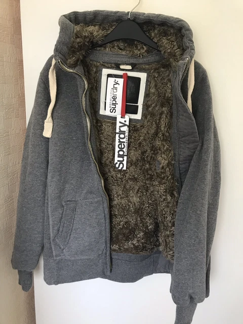 Mens faux fur lined hoodie outlet