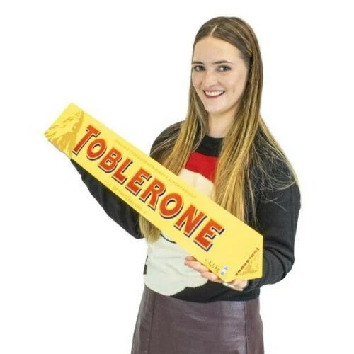 GIANT 4.5KG TOBLERONE Milk Chocolate Bar Hyper Large Gift Almond Pieces