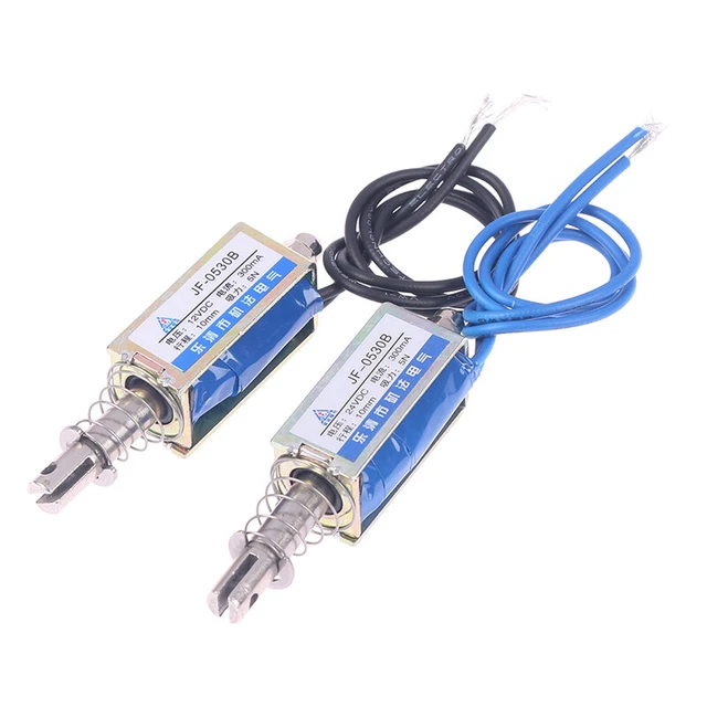 Elettromagnete A Solenoide JF-0530B - DC 6/12/24V, 5N, 10mm Corsa, Per Automazione Industriale - Foto 9