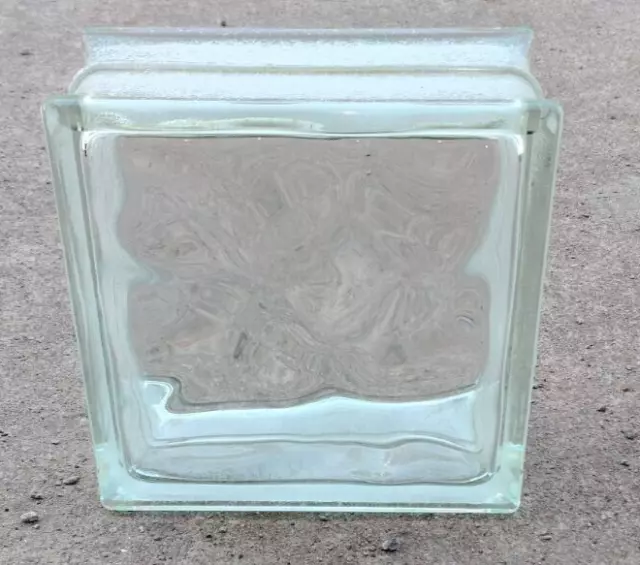 Pittsburgh Corning Glass Block 1-8x8x4 Decora Retired USA Made