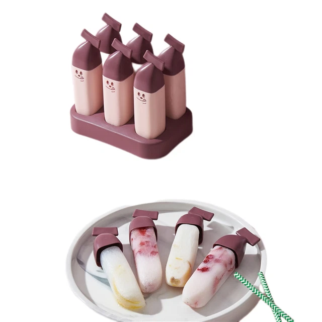 Homemade Ice Mold Ice Stick Molds Silicone Ice Cream Popsicle Molds Ice Maker