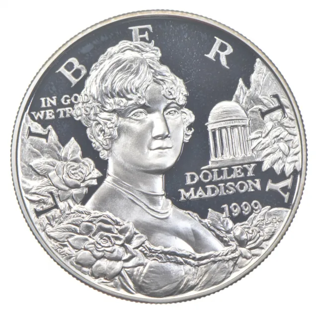 1999-P Proof Dolley Madison Commemorative Silver Dollar $1 *0670