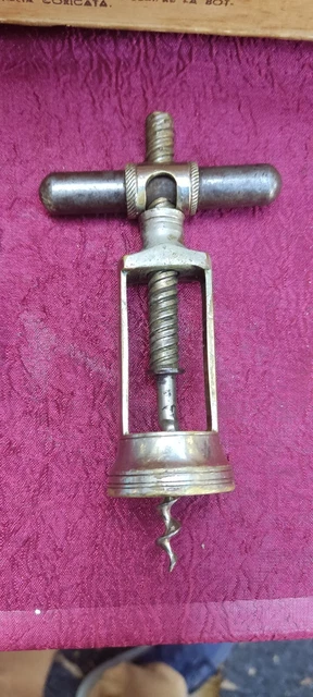 Cavatappi In Ottone Antico Da Collezione