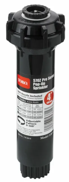 Toro  570Z Pro Series  4 in. H Adjustable  Pop-Up Sprinkler