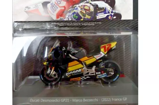 MARCO BEZZECCHI 2022 - DUCATI DESMOSEDICI GP21   1/18 new in box Moto GP