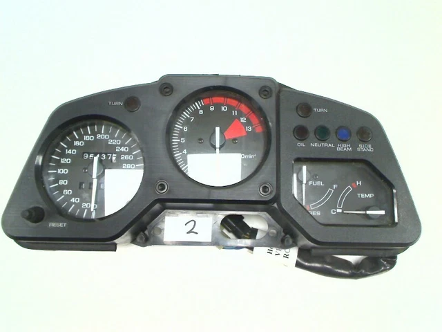 Fond De Compteur Noir Pour Honda VFR 750 RC24 1988-1989 - Neuf - Marque Venoxy