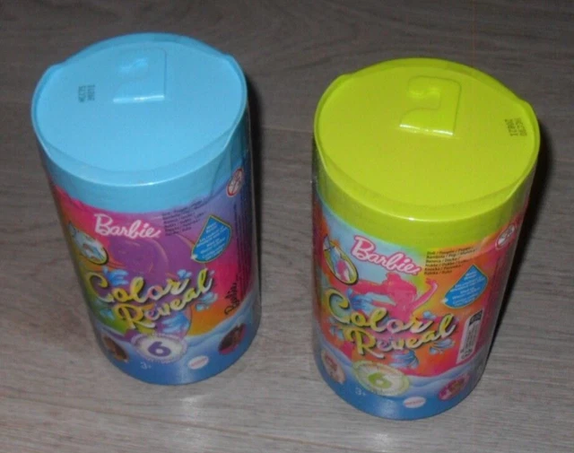 Barbie Colour Reveal With 6 Surprises (x2) - New & Sealed