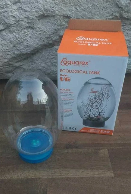 Aquarex V6 Small Desktop Aquarium Innovative Ecological Plastic Fish Tank 3