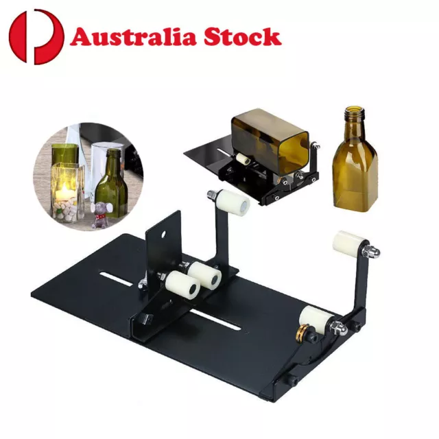 AU DIY Glass Bottle Cutter Kit Round Glassbottle Cutting Tools Set NEW